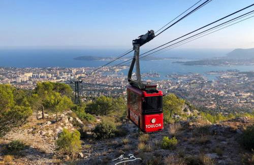 La Terrasso Sauna à Toulon - Parking privé - 6 couchages - Foto 31