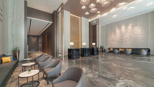 Zona de estar del vestíbulo