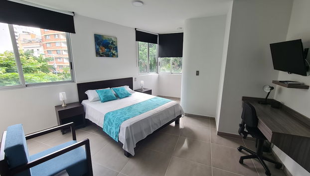 404 Moderno Aparta-Suite en Versalles Tipo Loft - Cali Tower Suites & Lofts - Foto 2, Habitación