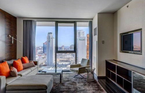 Strip View Luxury Studio No Resort Fee Palms Place - Foto 16