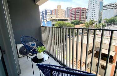 Studio 509 - Lindo studio ao lado do metro e shopping com Alexa - Foto 24