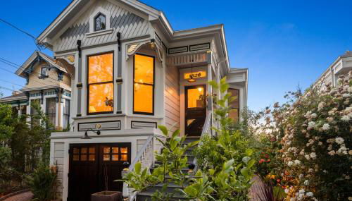 Garden Level Flat in 1885 Queen Anne Victorian Cottage in Alameda - Foto 2
