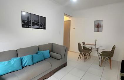 Ótimo APTO-Uma Quadra da Praia no bairro do Boqueirão em Santos - Foto 12