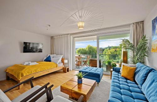 MAISUITES Eisvogel - Zentrale Luxuswohnung mit direktem Seeblick I Bis 4 Personen I Premiumküche I Boxspringbett I Kaffeevollautomat I Parkplatz I Barrierearm & Aufzug - Foto 3