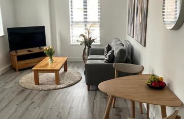 Modern Flat in central Lichfield & secure parking - Foto 11