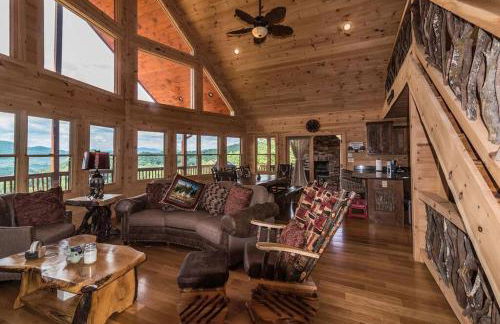 Majestic mountaintop cabin, hot tub, fireplaces - Foto 17