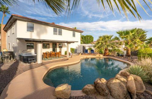 Game Room Resort Pool HotTub Modern Desert Oasis - Foto 61