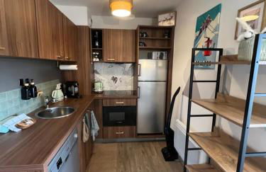 Plein Centre, sublime et confortable, 6 personnes, 2 chambres, Plein Centre, luxueux 6 personnes, 2 chambres , terrasse, vue époustouflante, Tout pédestre, piste à 100m, parking couvert - Photo 6