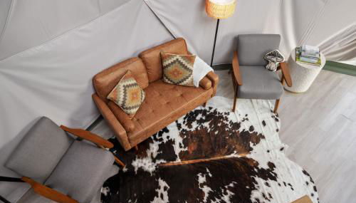 Glamping Dome w Hot Tub Fire Pit & River Access - Foto 5