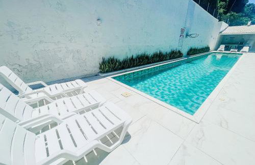 Apto Térreo com 2 quartos (ambos com ar split), sendo 1 suíte, internet privativa 300MBPS, no Residencial Vila Regina, condominio com piscina e área gourmet bem próximo a praia de Taperapuã - Foto 15