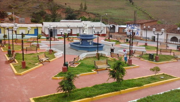 Main plaza in Churubamba
