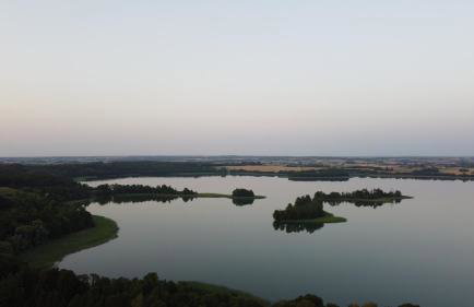 Mazurski Domek Papy Smerfa plaża pomost jezioro prywatny staw gospodarstwo pasieka - Foto 32