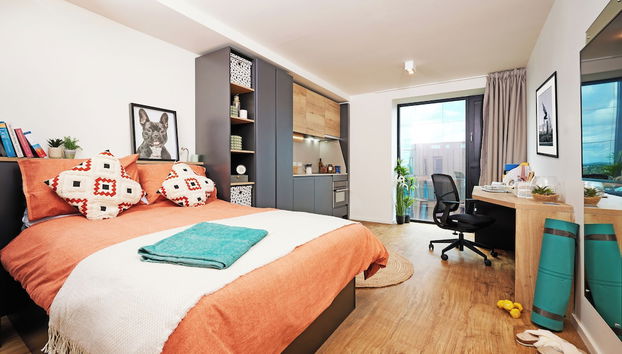 Vita Student Only, Private Studio Copper Towers, Coventry - Foto 4, Habitación