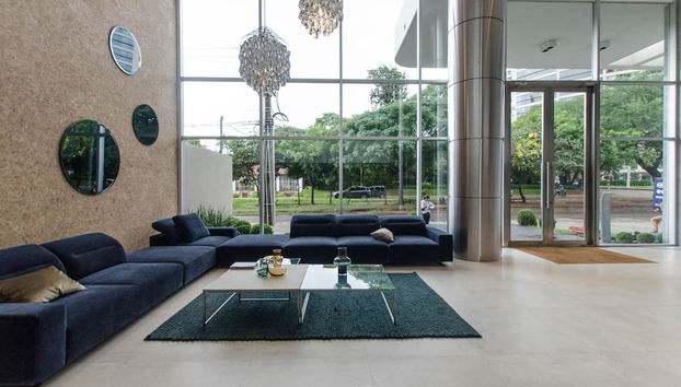 Zona de estar del vestíbulo