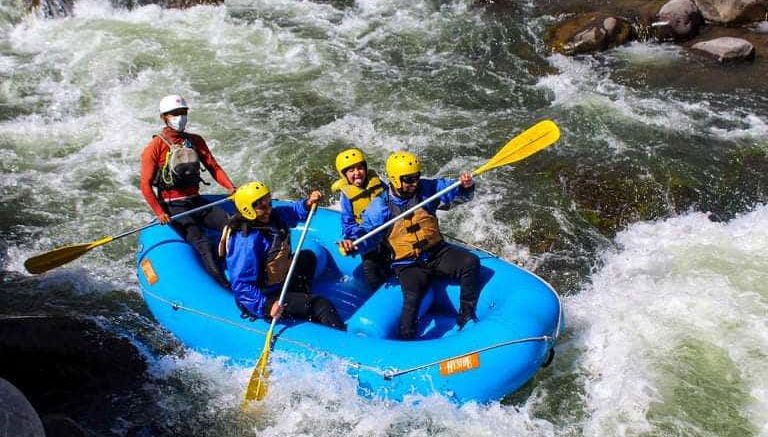 Rafting sul fiume Chili