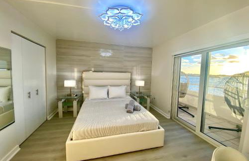 Panoramic luxurious waterfront one bedroom apartment with Miami skyline view Free parking 5min drive to Miami Beach - Foto 22