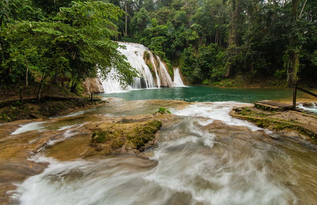 Excursion de 2 jours aux cascades Las Golondrinas et Bonampak + Rafting - Photo 4