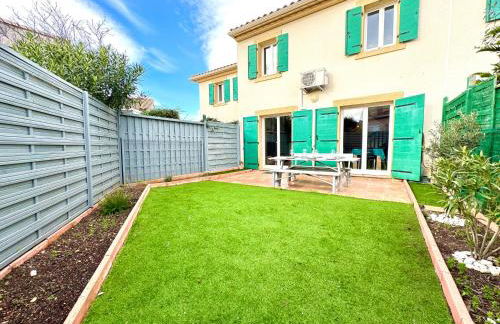 10min de la mer Maison 6 personnes avec climatisation jardin - Foto 4