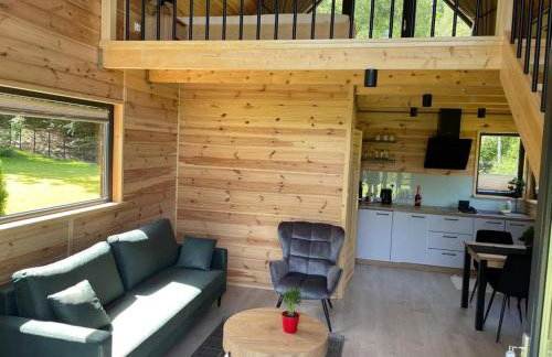 Przystanek Kistówko komfortowe domki z jacuzzi, staw wędkarski, kominek, las, przestrzeń - Foto 18