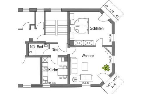 Ferienwohnung im Allgäu-sonnigen Balkon und Alpenpanorama, 5 min zum See - Foto 12