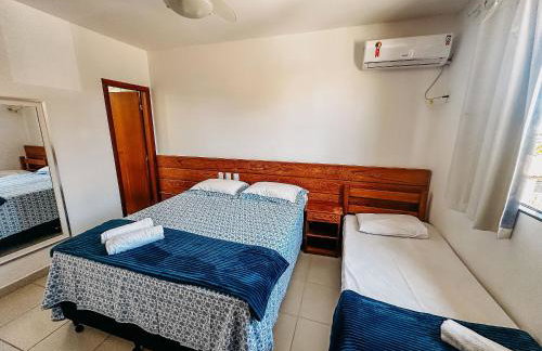 Aptos em condominio frente mar na praia de Taperapuã, atravessou a rua está na praia, aptos com 2 quartos com ar condicionado, internet privativa 300MBPS, 1 vaga de garagem, acomodam até 6 pessoas - Foto 37