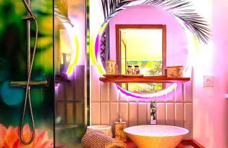 Jungle Spa - Cocon tropical et dépaysant avec balnéo en plein coeur de Pézenas ! - Foto 17