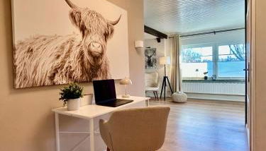 3-Zi-Wohnung Parkplatz, Arbeitsplatz, WLAN, Küche - Foto 4