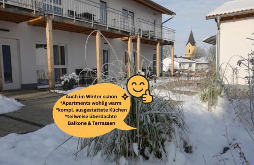 Holledau-Apartments - FeWo bis 5 Pers - getrennte Betten möglich - Vollausstattung - 24h Checkin - wöchentl Reinigung u Wäschewechsel - Waschmaschine u Trockner - WLAN - Minibar - XXL Parkplätze - Garten - ruhige Lage - Foto 3