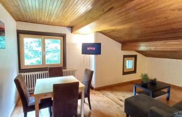 Logement mansardé dans maison avec jardin en bord de piste, vue montagne - Foto 1