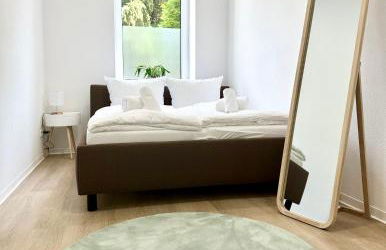 Modernes Apartment mit Queensize-Bett, NETFLIX, Küche, Erdgeschoss, Nähe AMEOS Klinik - Foto 31