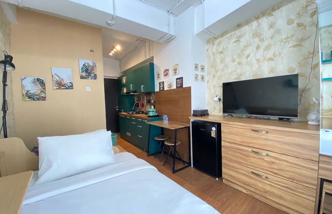 Bohemian Beauty Studio Room At Grand Asia Afrika Apartment - Foto 2