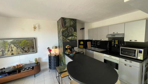 2 Pièces 45m2, Calme, Confort, Mer à 200m, Jardin, Terrasse, Piscine - Foto 5, stove, dishwasher, pet friendly, toaster, minibar