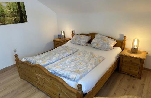 Ferienwohnung am Wald mit Garten & Hot-Tub & Alpakas - Foto 46