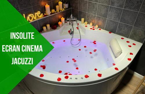 Le chalet romantique, SPA, Écran cinéma, Lit king size, day use, 10 min centre - Foto 7