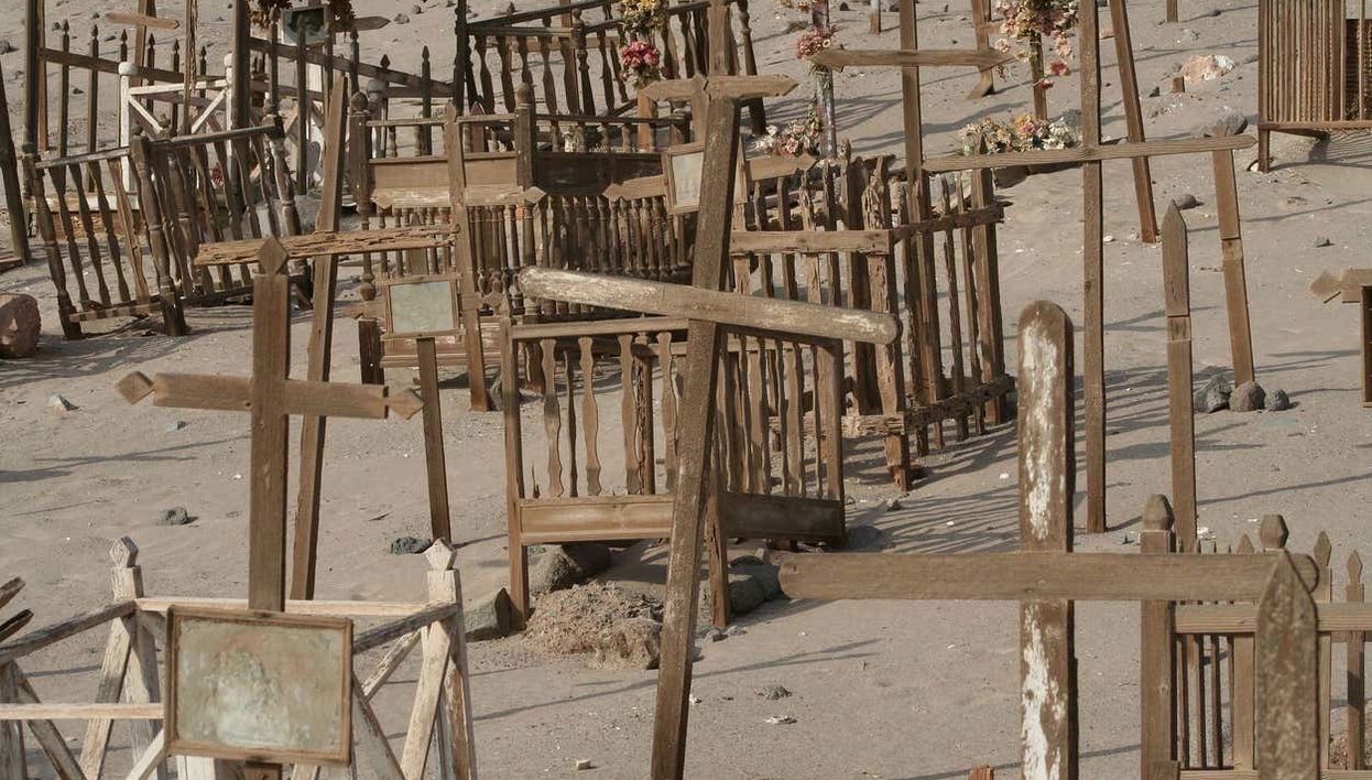 Cruzes do cemitério de Pisagua