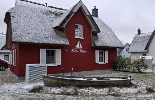 Modernes Reetdach-Ostseeferienhaus Bella Mare, Insel Usedom mit Sauna, Kamin & Sonnenterrasse - Foto 47