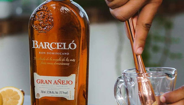 A bottle of Barceló Gran Añejo