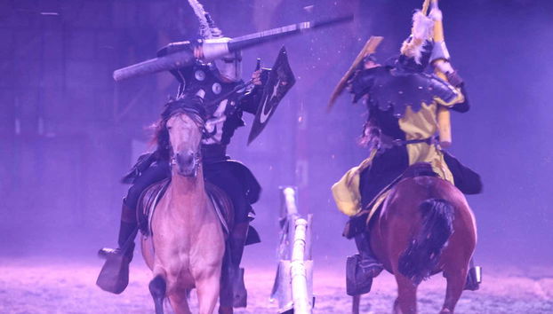 Un duello medievale al Castello di San Miguel