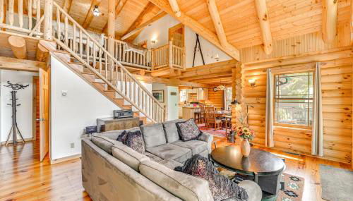 Lakefront Corinth Log Home Private Dock, Fire Pit - Foto 5