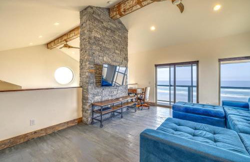 Oceanfront Home with Hot Tub, Sauna, 8 Mi to Newport - Foto 11