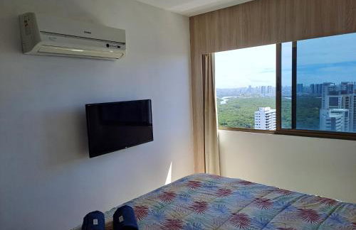 BEACH CLASS RECIFE BOA VIAGEM FLAT ANDAR ALTO - Foto 5