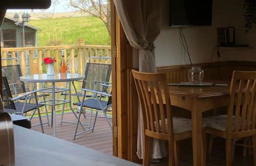 Cosy dog friendly lodge with an outdoor bath on the Isle of Wight - Foto 17