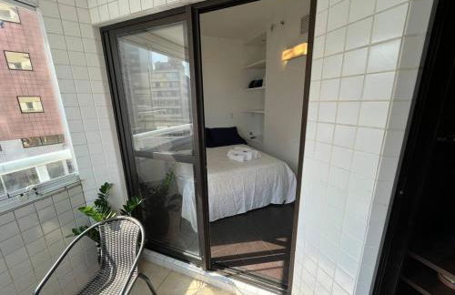 Flat moderno com vista para o mar e varanda! - Foto 38