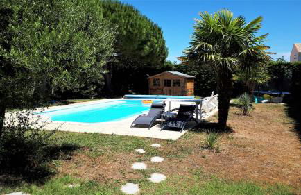 Gîte 3 étoiles 300m plage piscine privée grand jardin - Foto 1