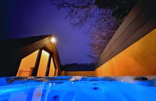 Chy Glynn. Luxury lodge with hot tub and views. - Foto 15