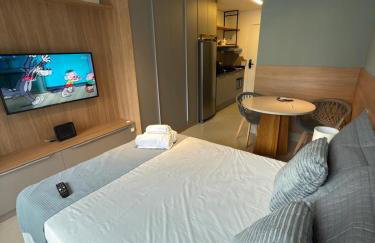 Studio Moema Completo Com Vaga Grátis e Localização Premium - Foto 36