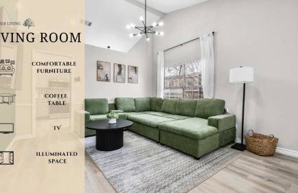 Beautiful 4BR 2B Home with pool near At&t Stadium - Foto 11