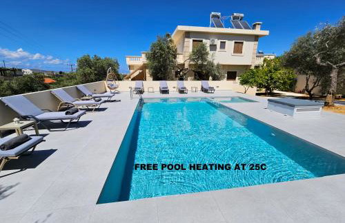 Villa Daratso with private heated pool view to the sea - Foto 1