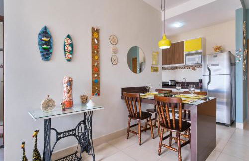 Dois Quartos, Sacada com Churrasqueira, a 400 MTS do Projeto Tamar e 800 MTS do Aquário - Foto 13