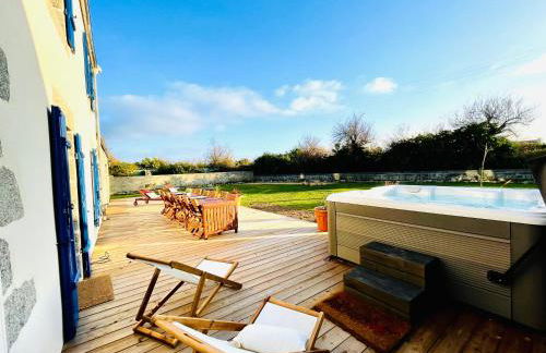 Maison Maillots et Bigorneaux, 15 pers, jacuzzi, 40m de la mer - Foto 16